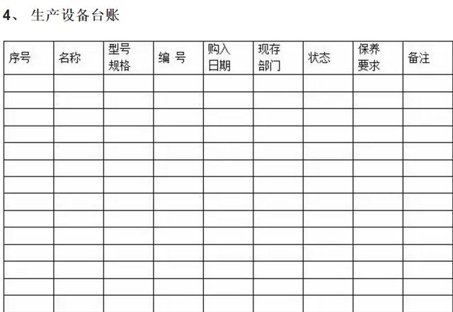 設備使用記錄